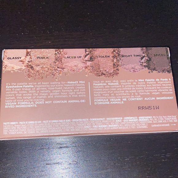 Urban Decay Makeup Urban Decay Naked 3 Mini Eye Shadow Palette
